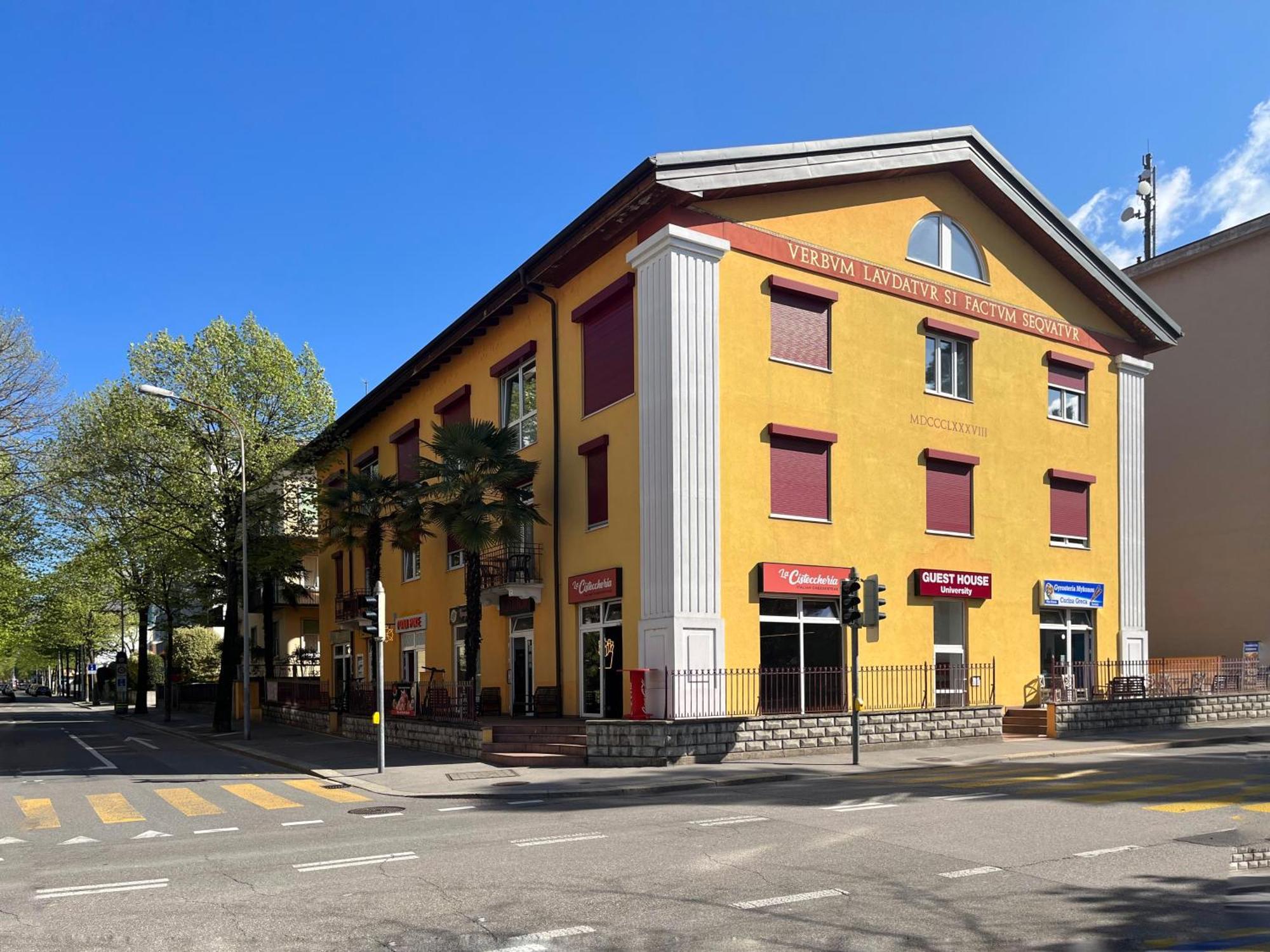 Guesthouse University By Lr - Self Check In Lugano Bagian luar foto